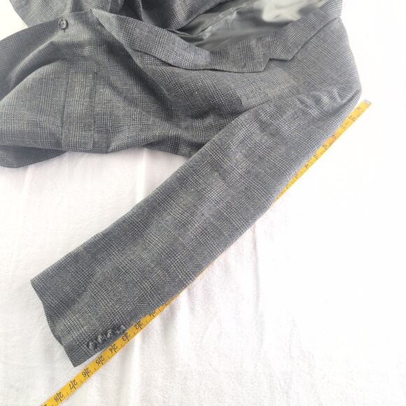 Vintage Hart Schaffner Marx 100% Silk SingleBreasted Tweed Suit Jacket Men's 50R - Picture 10 of 11